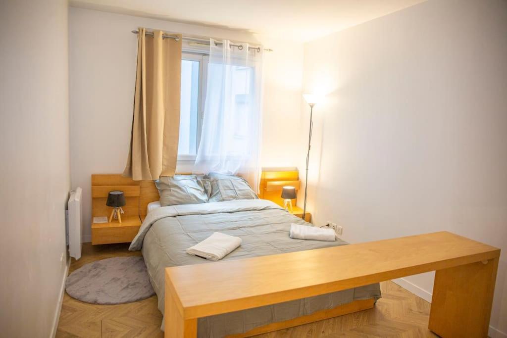 Grand 2 Pieces Balcon Parking Porte Paris Обервилье Экстерьер фото